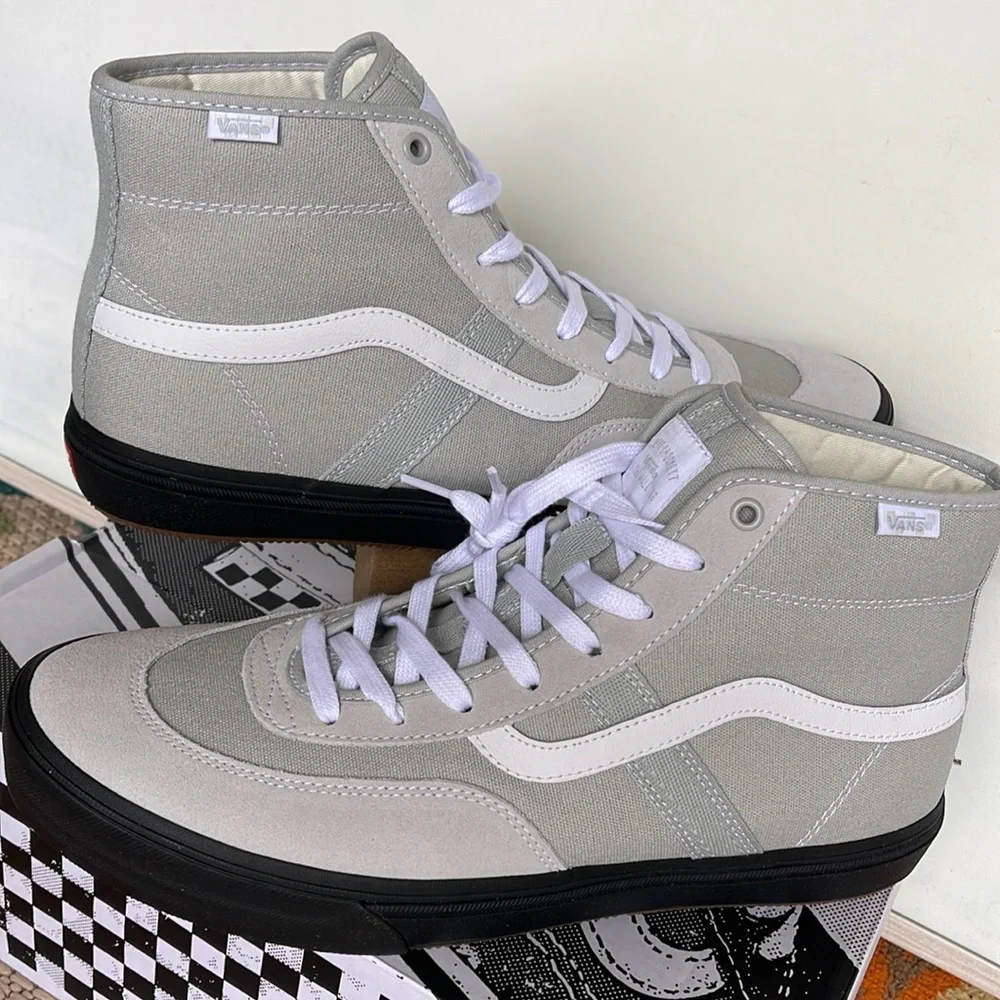 Vans Men’s Crockett High Light Gray/Black VN0A5JIGBH8 Sneakers